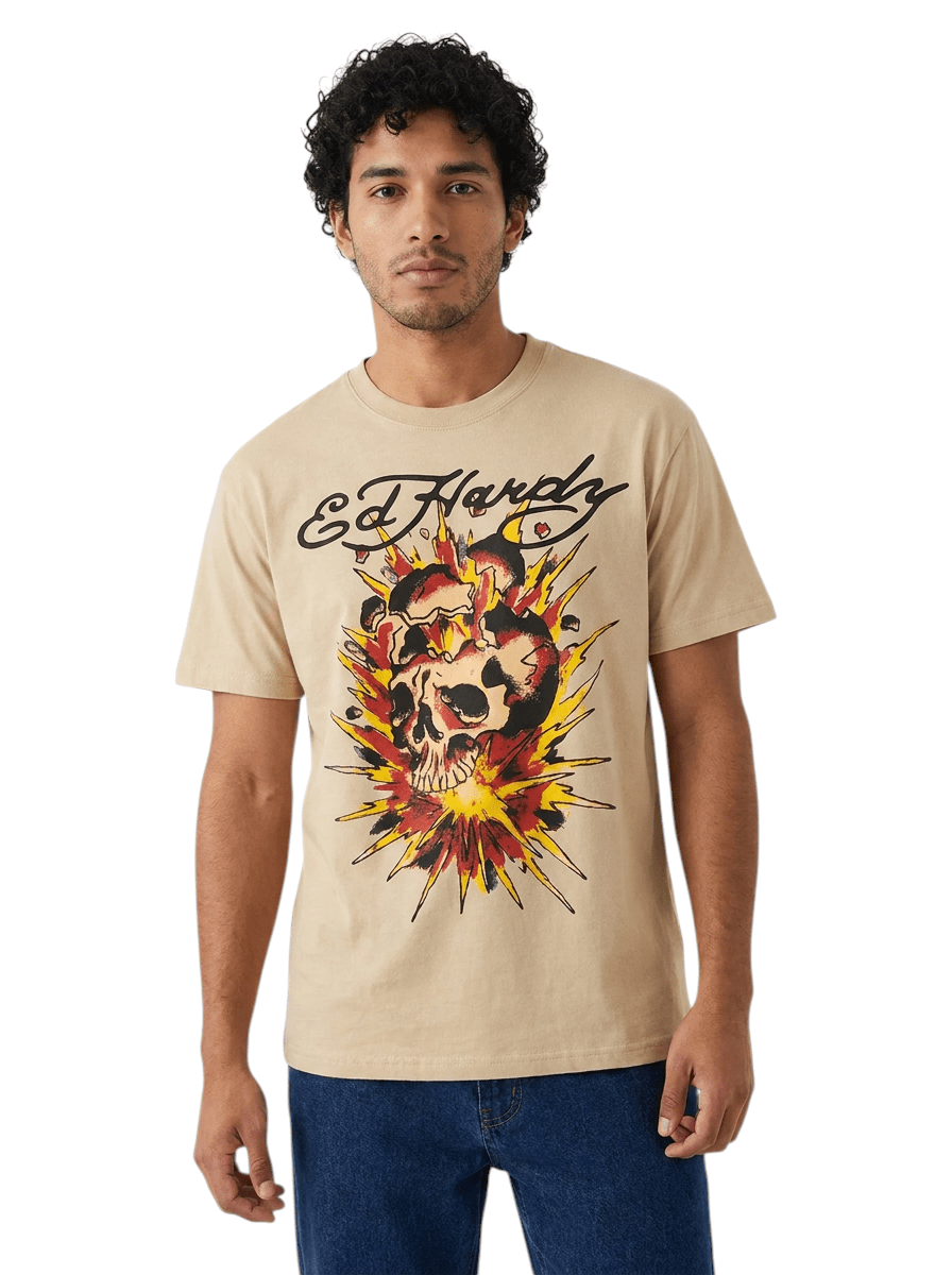 Playera de cuello redondo Ed Hardy - Boxroom