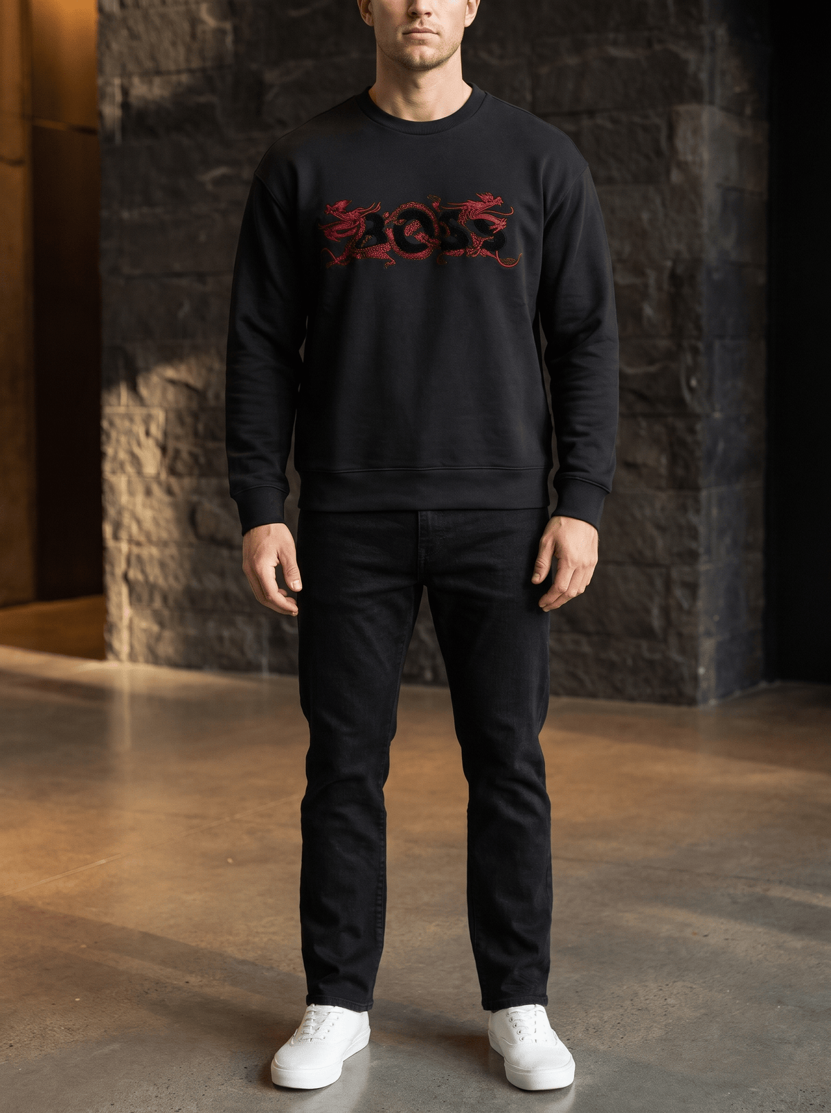 Sudadera BOSS dragones - Boxroom