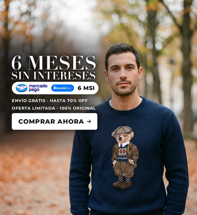 6 meses sin intereses con Mercado Pago y Kueski Pay, hasta 70% off y 100% original