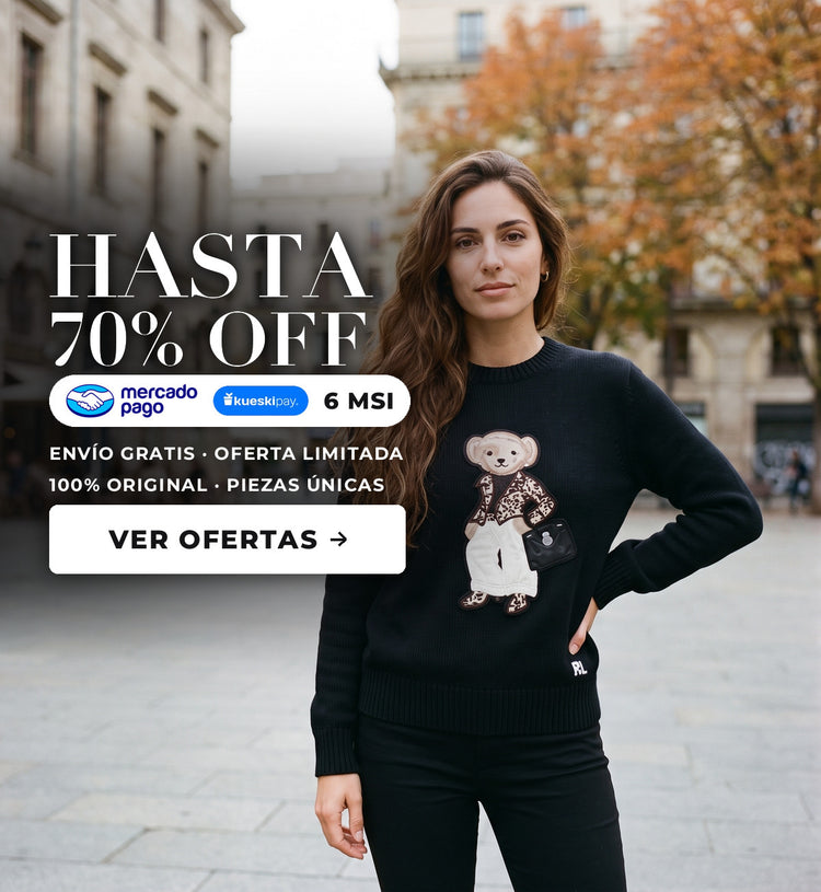Hasta 70% off todo octubre en Ralph Lauren, BOSS, Lacoste y Coach