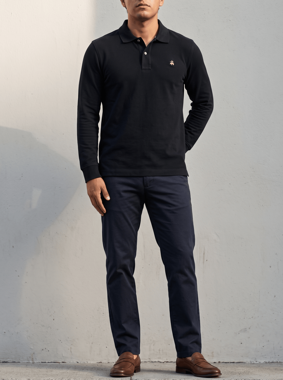 Polo Manga Larga Brooks Brothers - Boxroom