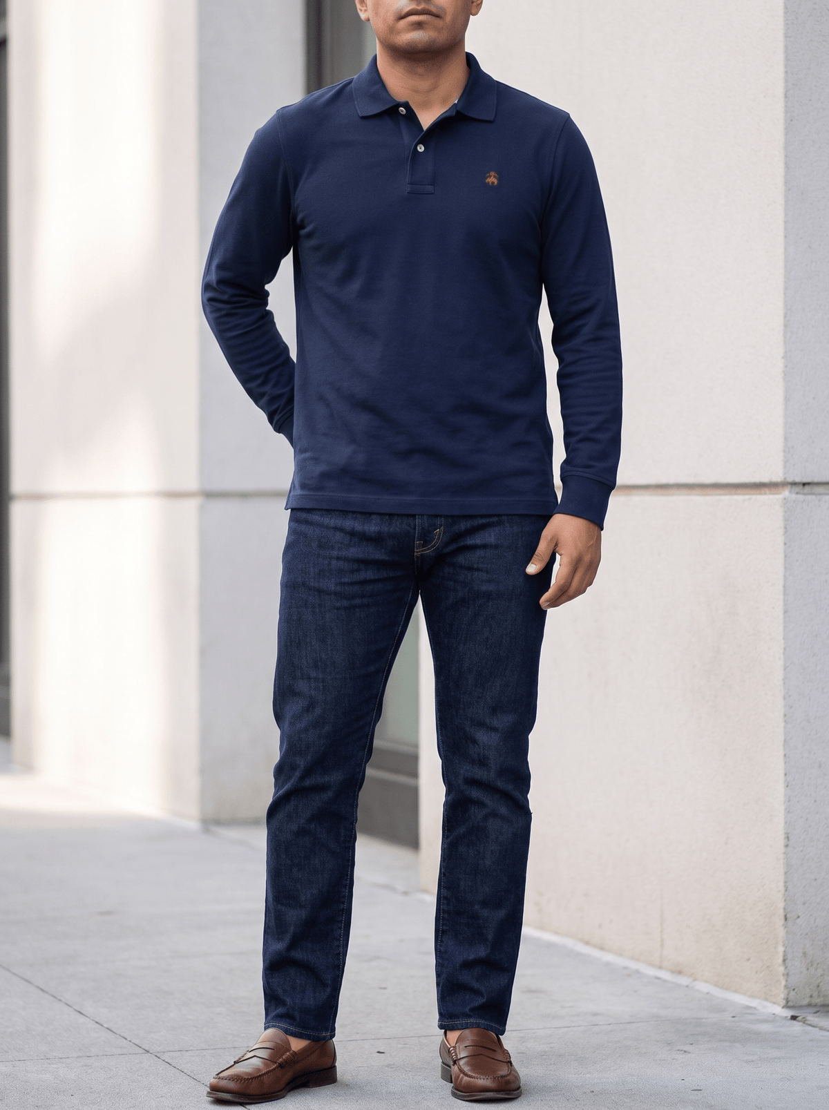 Polo Manga Larga Brooks Brothers - Boxroom