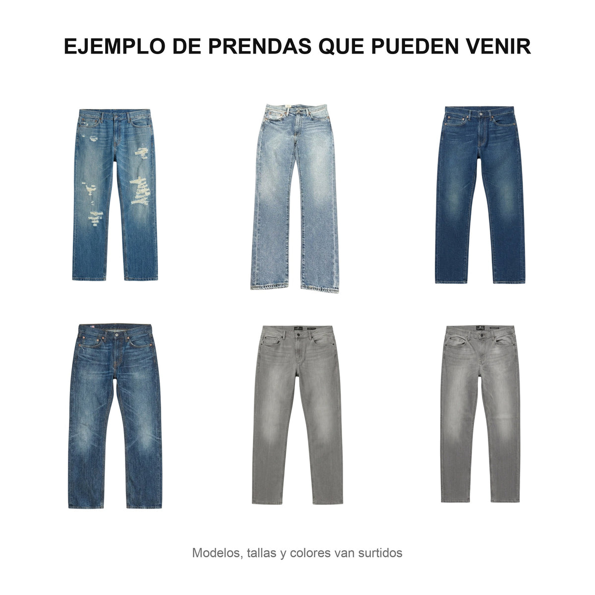 Paquete Mayoreo · 10 pantalones varias marcas — $830 c/u - Boxroom