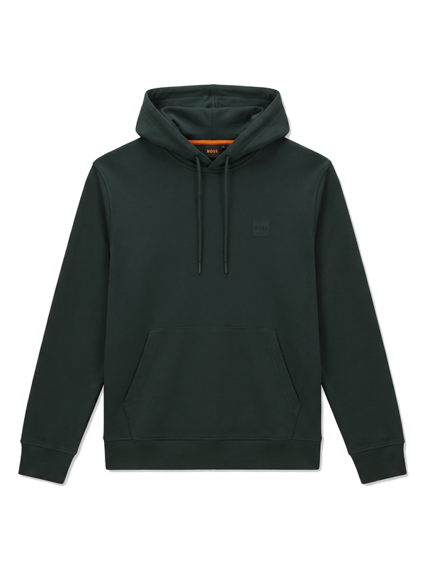Sudadera BOSS con capucha verde oscuro