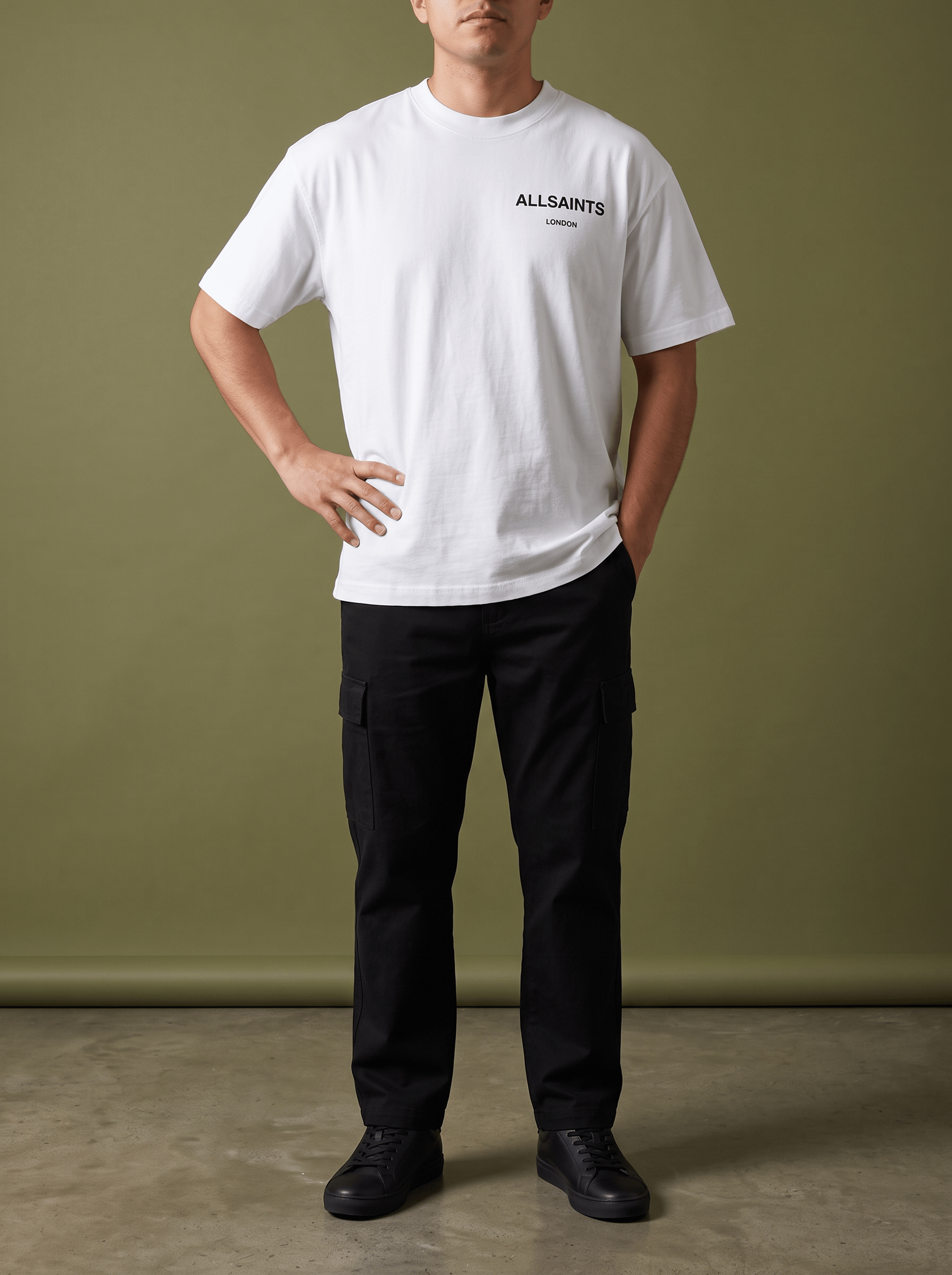 Playera AllSaints - Boxroom