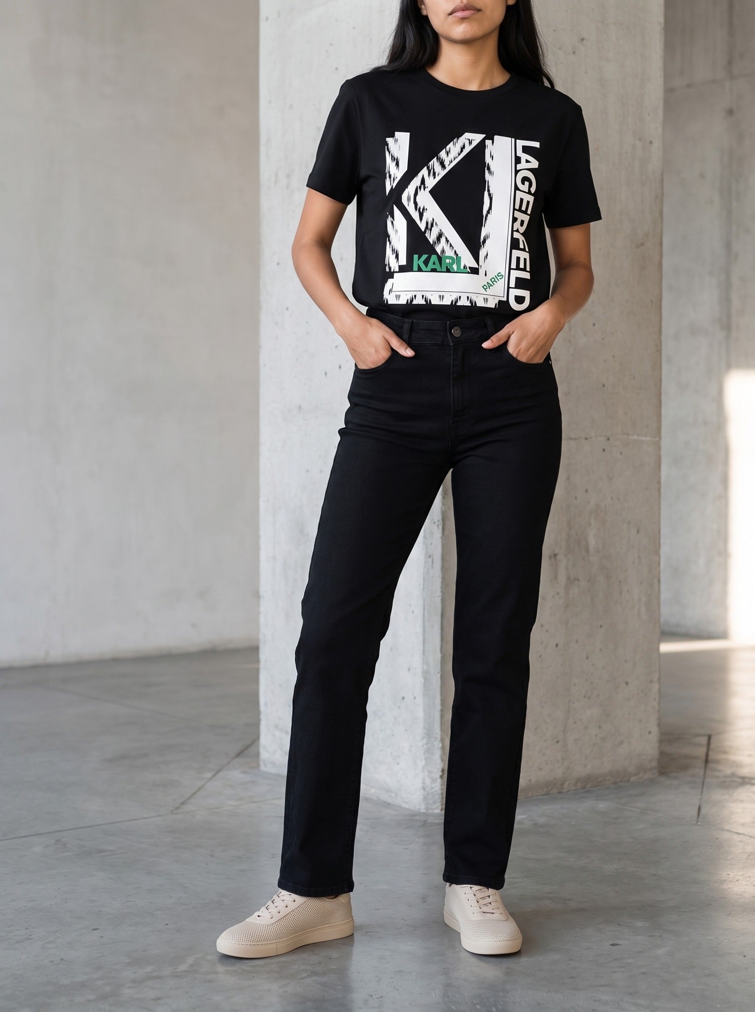Playera de cuello redondo Karl Lagerfeld - Boxroom