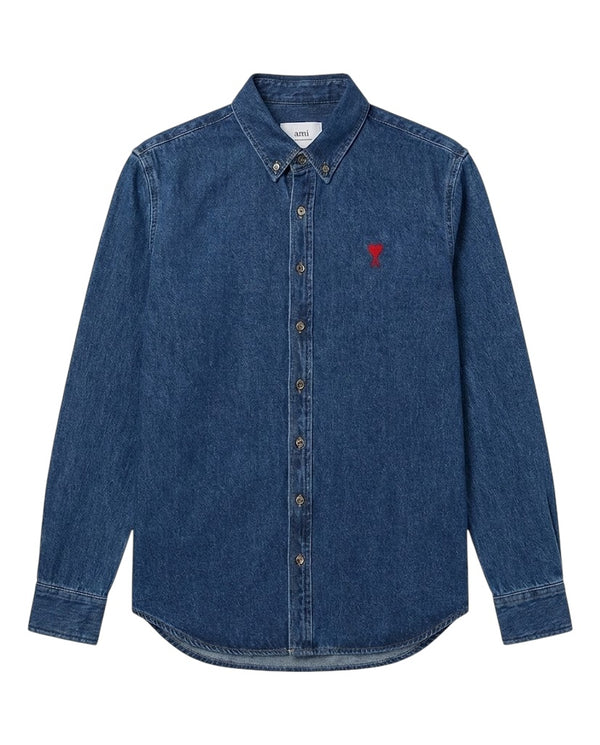 AMI Paris Camisa con logo bordado