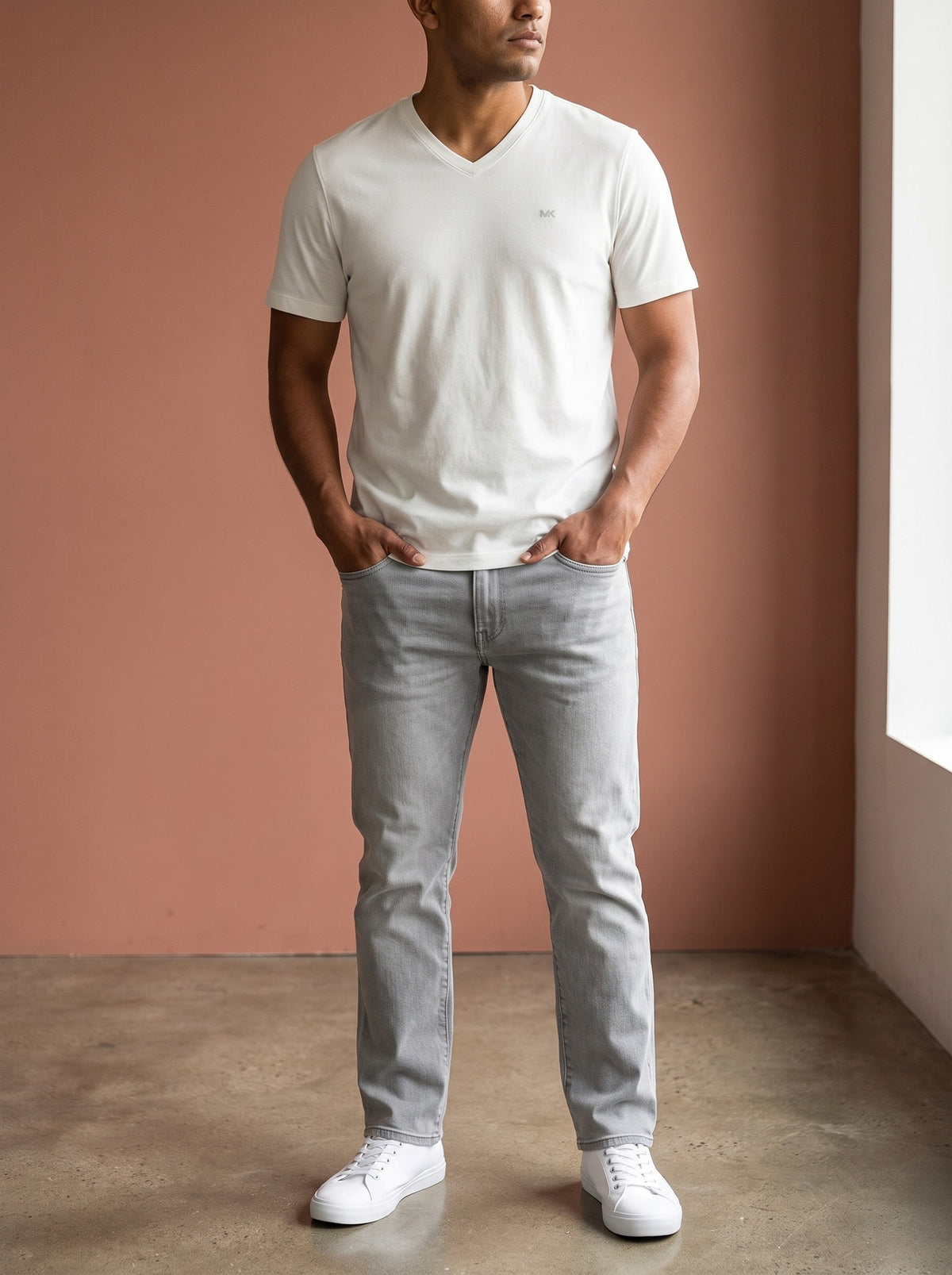 Playera de cuello V Michael Kors - Boxroom
