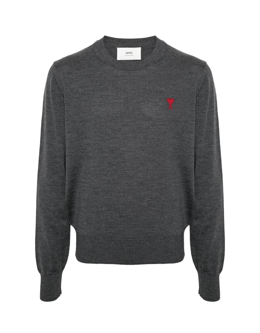AMI Suéter con logo bordado