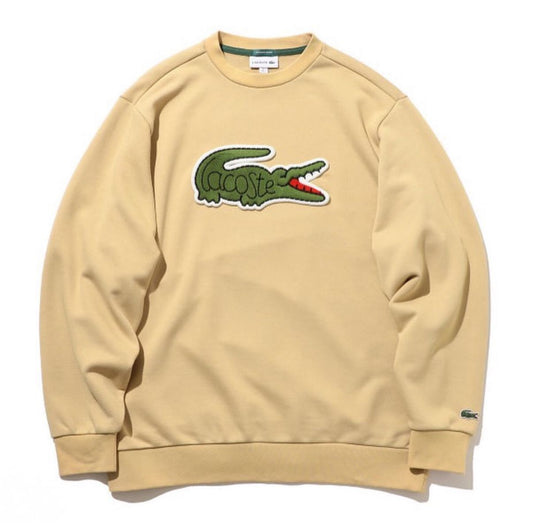 SUDADERA LACOSTE CON PARCHE DEL LOGO