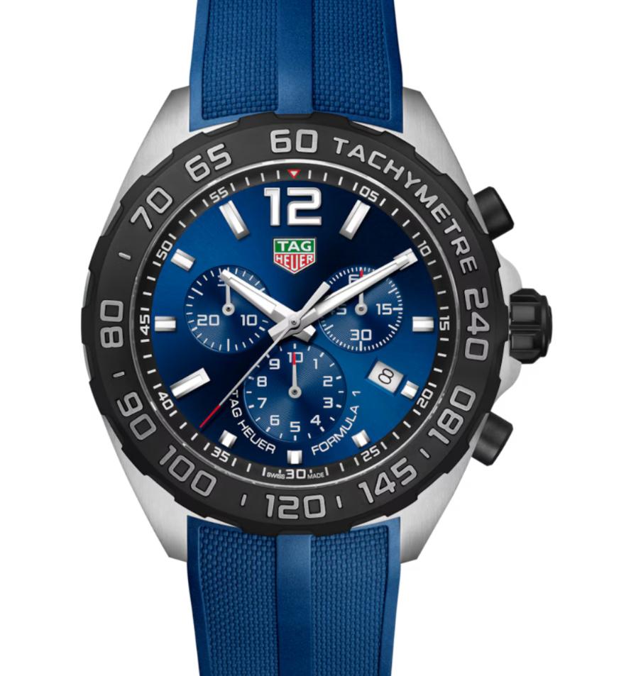 Reloj cronógrafo TAG Heuer Formula 1 con esfera azul