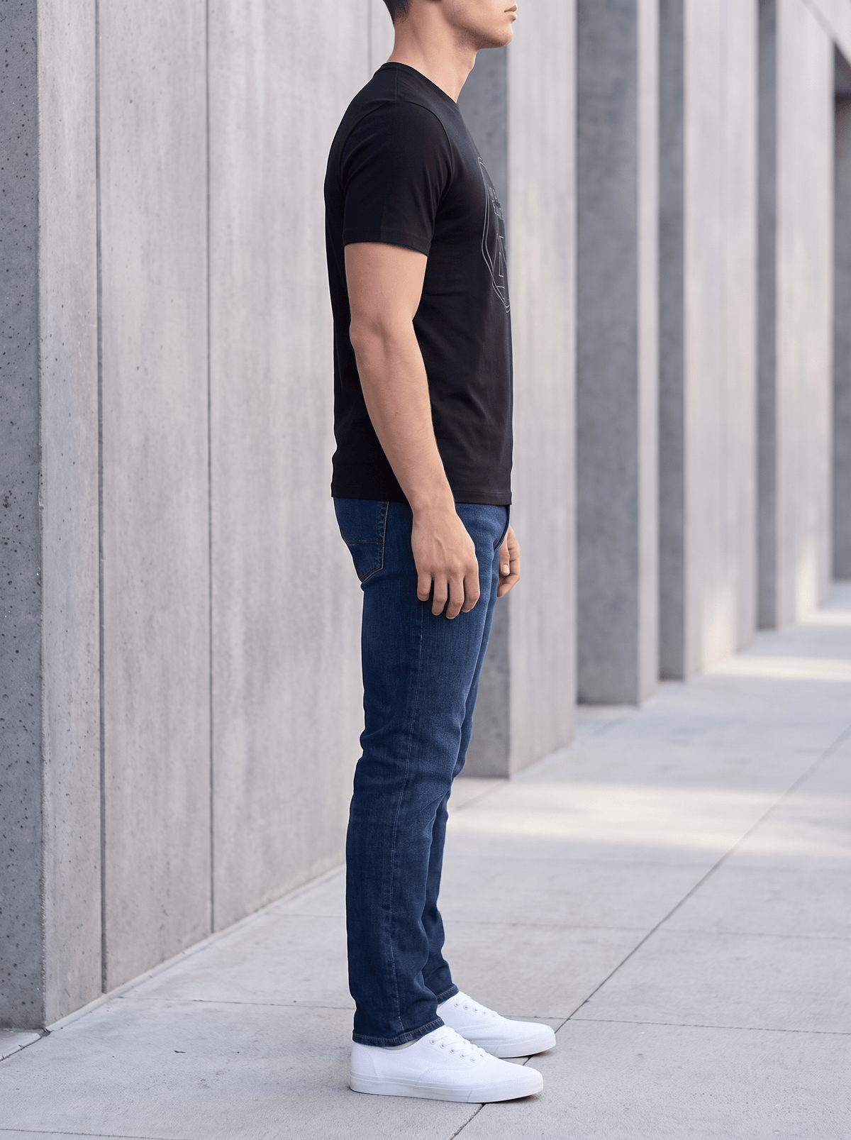 Playera Armani Exchange (negra) - Boxroom
