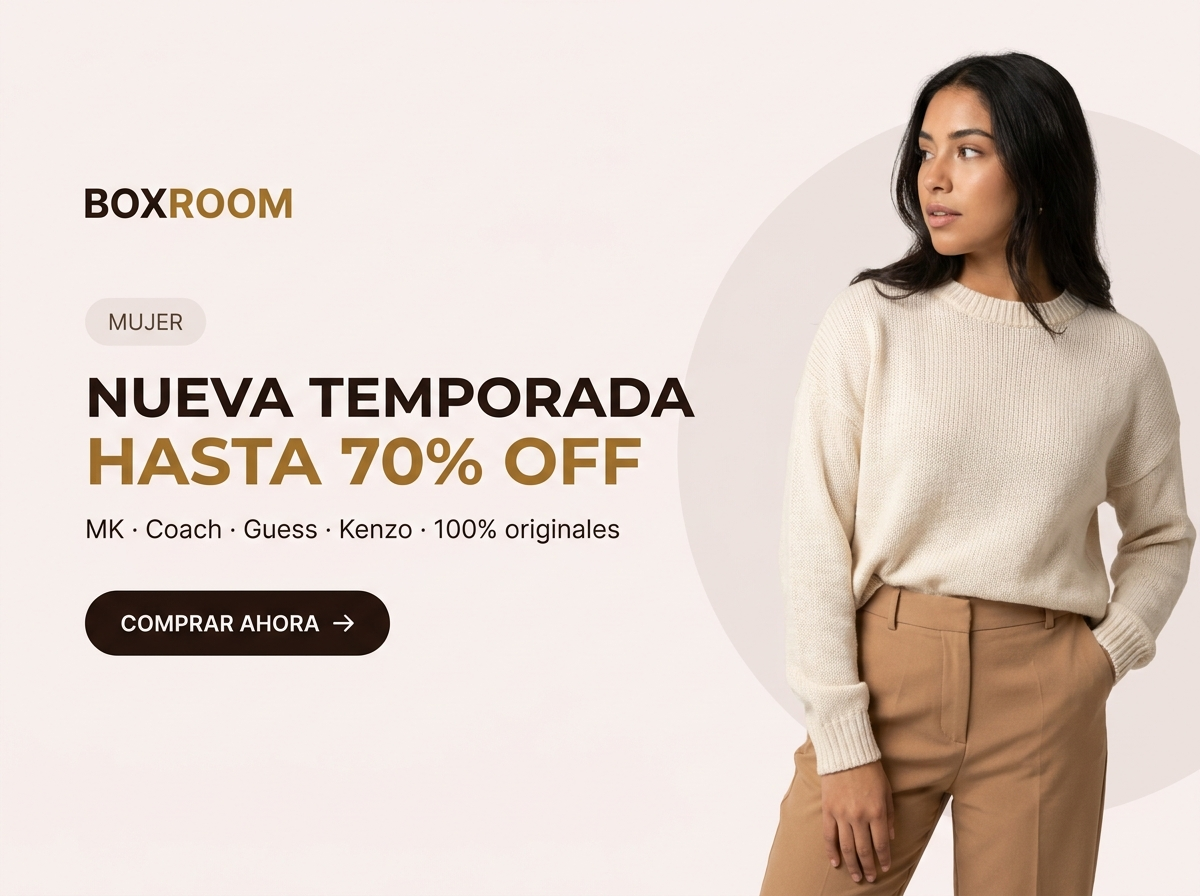 Boxroom Mujer, nueva temporada hasta 70% off