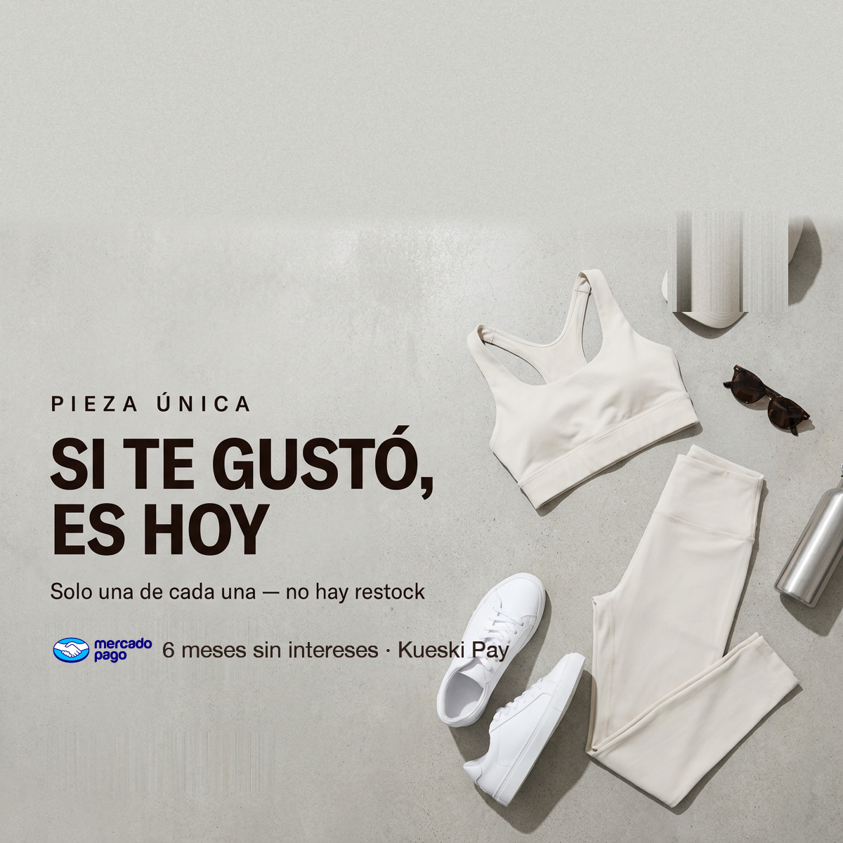 Pieza única: si te gustó, es hoy. 6 meses sin intereses