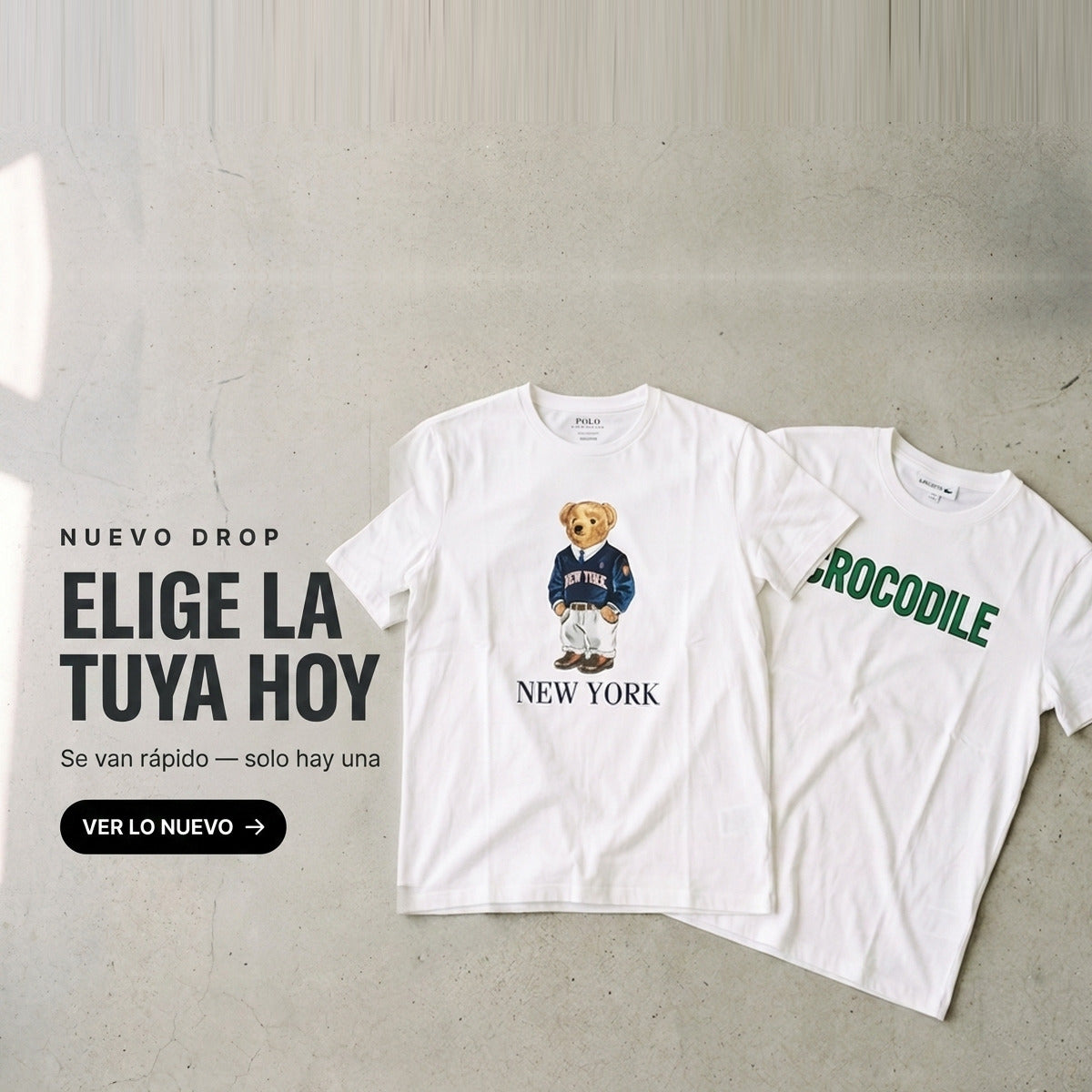 Nuevo drop de playeras, elige la tuya hoy