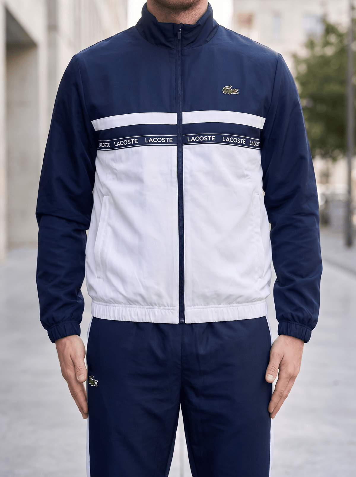 Conjunto Lacoste (chamarra + pants) - Boxroom