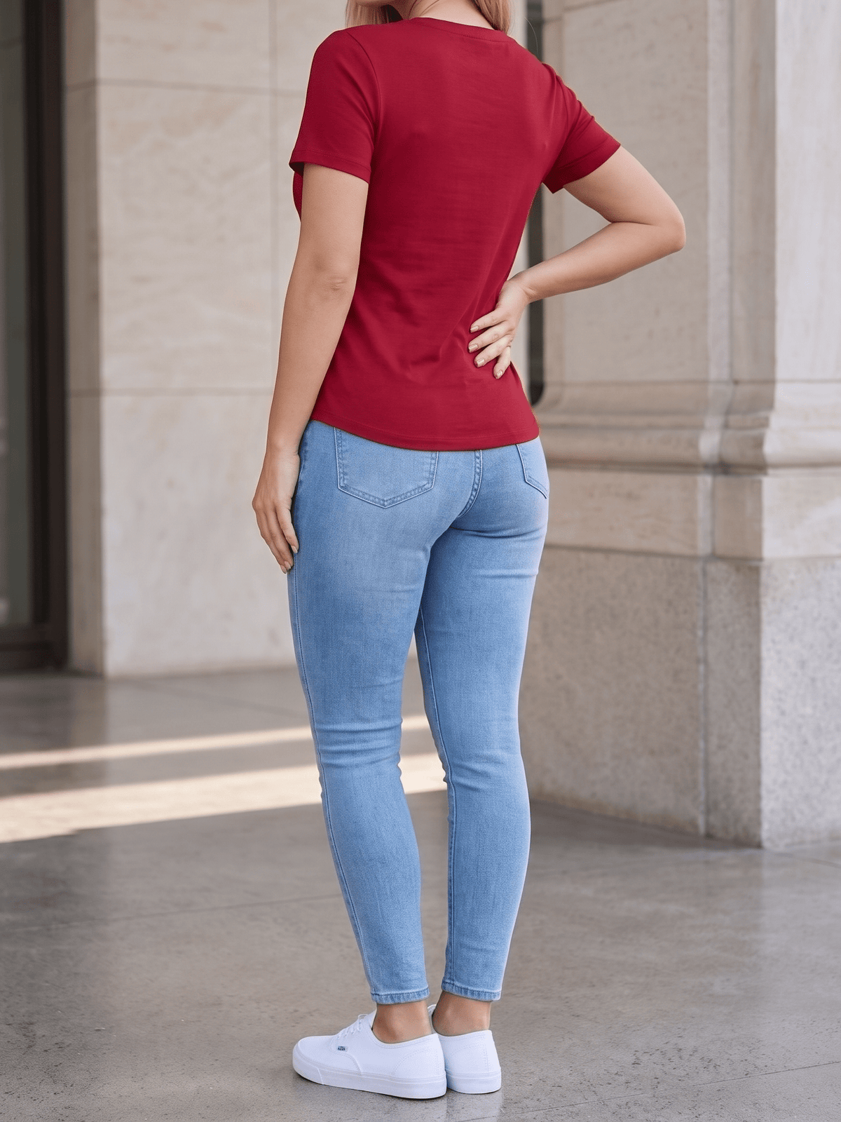 Playera Tommy Hilfiger cuello V - Boxroom