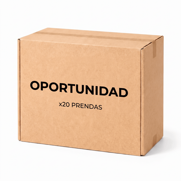 Paquete Mayoreo · 20 playeras de oportunidad — $400 c/u