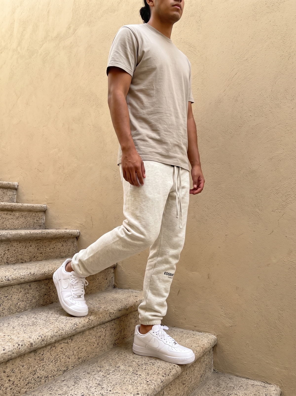 Pants Fear of God Essentials Gris Jaspeado - Boxroom