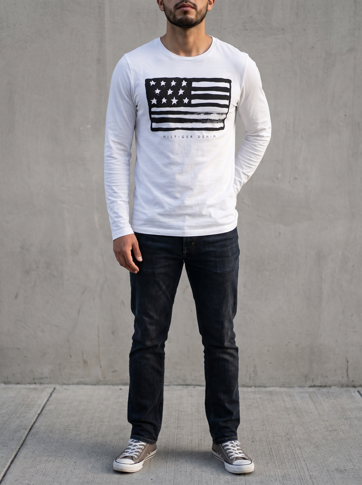Playera Manga Larga Tommy Hilfiger