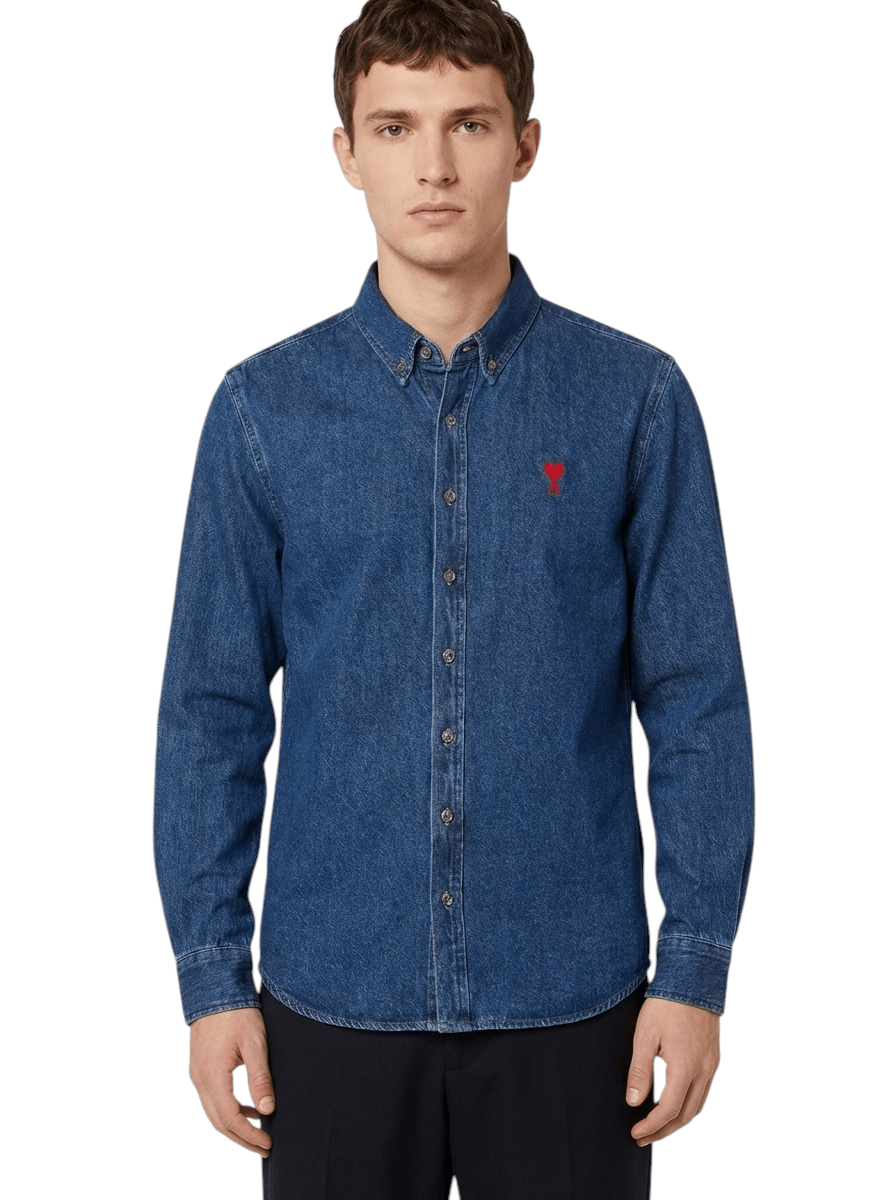 AMI Paris Camisa con logo bordado - Boxroom