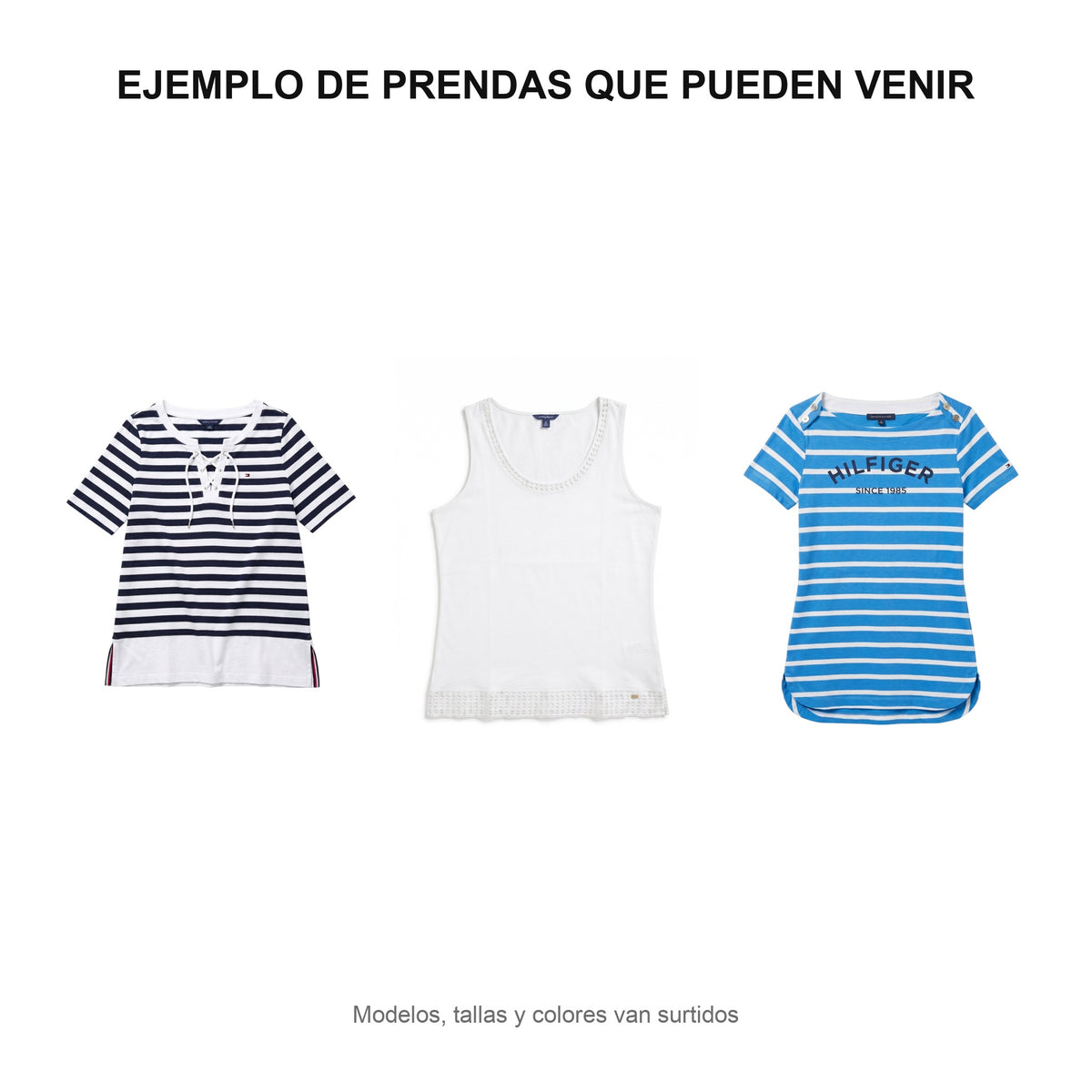 Paquete Mayoreo · 20 playeras Tommy Hilfiger dama — $345 c/u - Boxroom