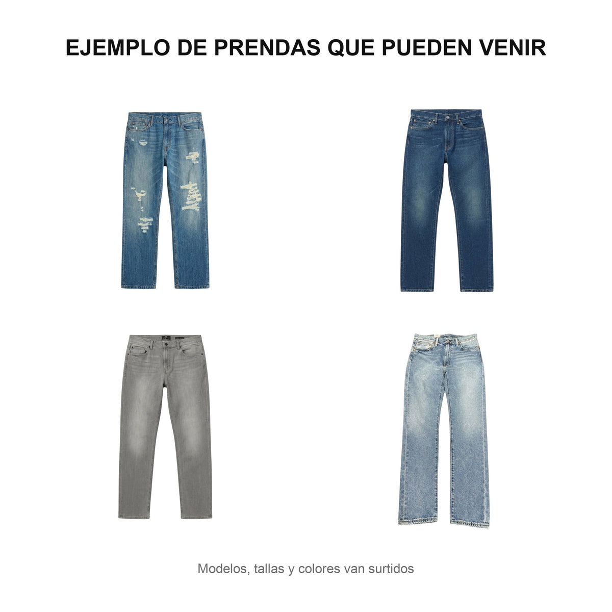 Paquete Mayoreo · 5 pantalones varias marcas — $900 c/u - Boxroom